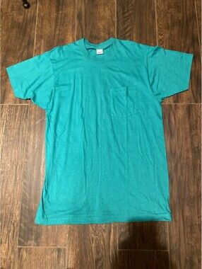 Vintage Selvedge Pocket T Shirt Single Stitch BVD XL